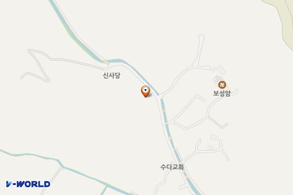 수다리 공동주차장 위치 지도 — 경상남도 창녕군 부곡면 수다리 612-3