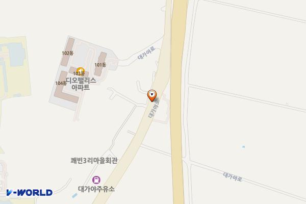 헌문리 공영주차장 위치 지도 — 경상북도 고령군 대가야읍 헌문리 17-6