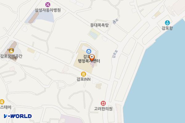 감포읍 행정복지센터 화장실 위치 지도 — 경상북도 경주시 감포읍 감포로8길 14-8
