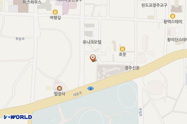신라대종 타종체험관 화장실 위치 지도 — 경상북도 경주시 태종로 767