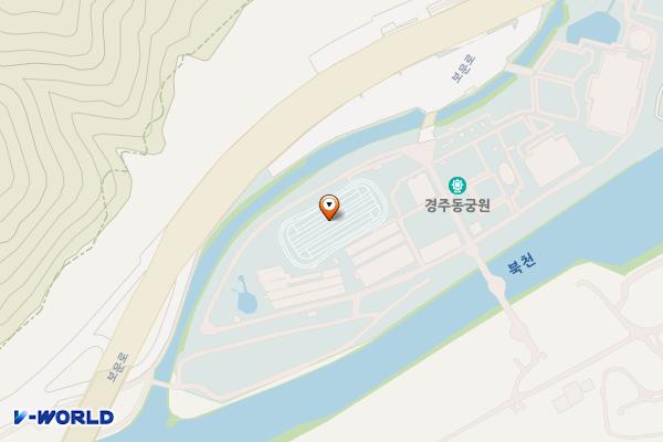 경주동궁원 알화장실 위치 지도 — 경상북도 경주시 보문로 74-14