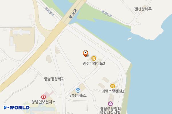 양남면 주민자치센터 2층 화장실 위치 지도 — 경상북도 경주시 양남면 해변공원길 101