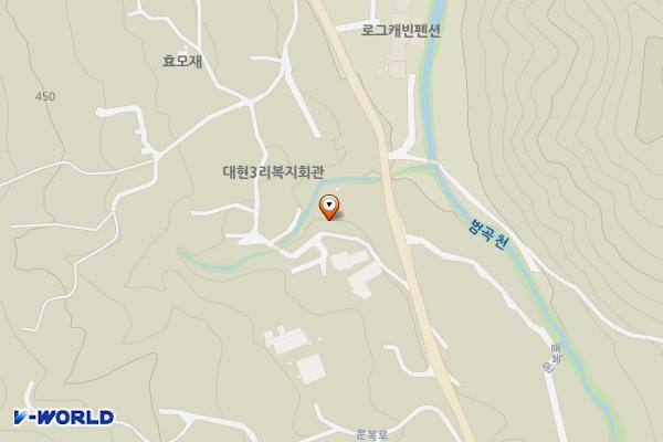 문복산 등산로 화장실 위치 지도 — 경상북도 경주시 산내면 대현리 2564