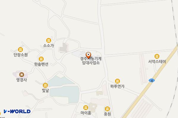 경주시농기계임대 사업소 화장실 위치 지도 — 경상북도 경주시 서악2길 14