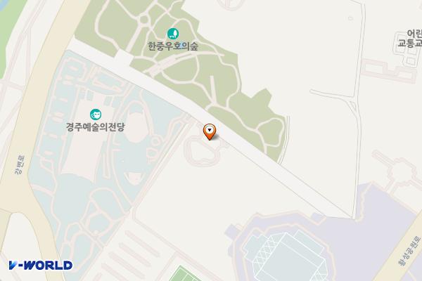 황성공원 물놀이장 화장실 위치 지도 — 경상북도 경주시 황성동 966-1