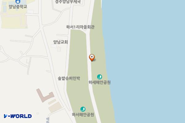 하서1리 해상공원 화장실 위치 지도 — 경상북도 경주시 양남면 하서리 1516-5