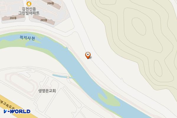 속구미 산책로 화장실 위치 지도 — 경상북도 김천시 신음동 376-1