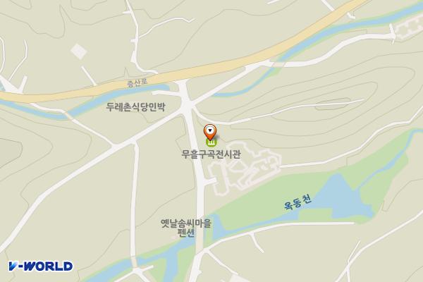 증산수도계곡캠핑장 화장실 위치 지도 — 경상북도 김천시 증산면 수도길 25 (평촌리, 증산수도계곡 캠핑장)