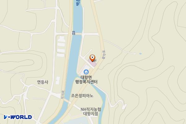 대항면보건지소 화장실 위치 지도 — 경상북도 김천시 대항면 황악로 1565-4 (향천리, 대항면보건지소)