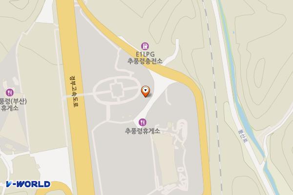 추풍령 (서울방향)주유소 위치 지도 — 경상북도 김천시 봉산면 경부고속도로 214-2