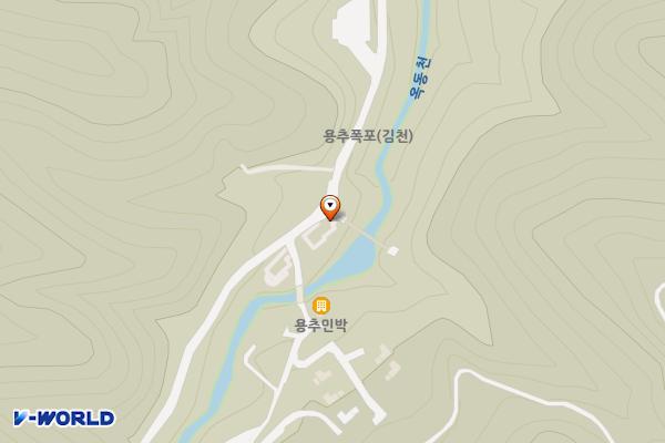 용추쉼터 화장실 위치 지도 — 경상북도 김천시 증산면 수도리 21