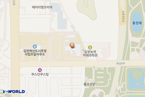 한국교통안전공단 화장실(1층) 위치 지도 — 경상북도 김천시 혁신6로 17(율곡동)