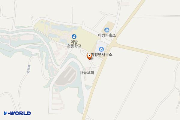 내동마을 공동주차장 위치 지도 — 경상남도 창녕군 이방면 안리 854-1