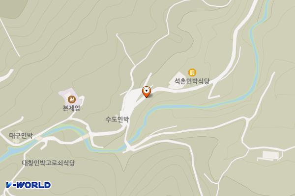 수도리 화장실 위치 지도 — 경상북도 김천시 증산면 수도리 412-3