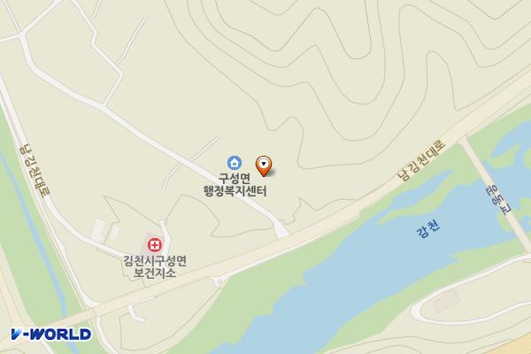 김천시 구성면사무소 화장실 2층 위치 지도 — 경상북도 김천시 구성면 상좌원1길 10 (상좌원리, 구성면사무소)