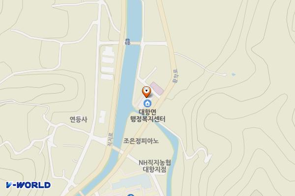 대항면사무소1층 화장실 위치 지도 — 경상북도 김천시 황악로 1563