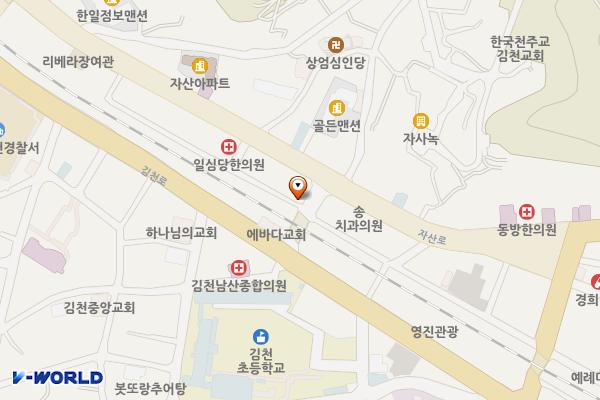 성내동화장실 위치 지도 — 경상북도 김천시 굴다리길 56