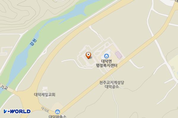 삼도삼민교류회관 1층 위치 지도 — 경상북도 김천시 대덕면 남김천대로 717, 1층