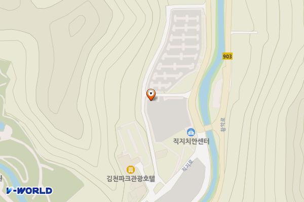 직지공영주차장 화장실 위치 지도 — 경상북도 김천시 대항면 직지로 175-7