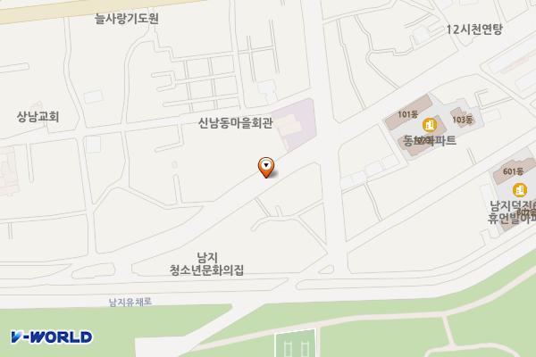 남지문화길 노상주차장 위치 지도 — 경상남도 창녕군 남지읍 남지리 758-558