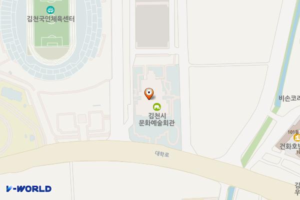 김천시 문화예술회관 화장실 위치 지도 — 경상북도 김천시 운동장길 3 (삼락동, 김천문화예술회관)