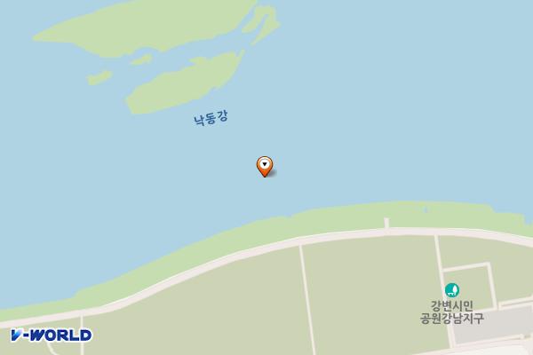낙동강변23 위치 지도 — 경상북도 안동시 정하동 635