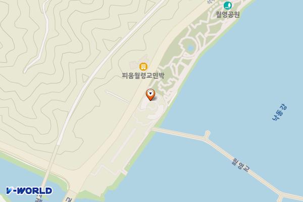 월영공원 공중화장실 위치 지도 — 경상북도 안동시 석주로 202