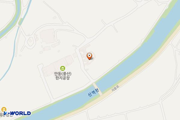 풍산읍 한지공원 위치 지도 — 경상북도 안동시 풍산읍 소산리 37
