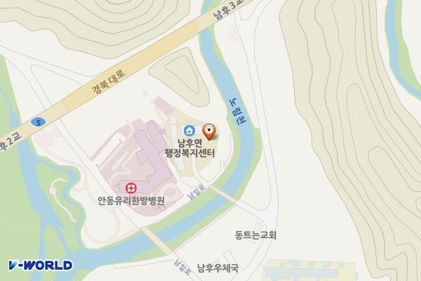 남후면보건지소 위치 지도 — 경상북도 안동시 남후면 남일로 1465-7