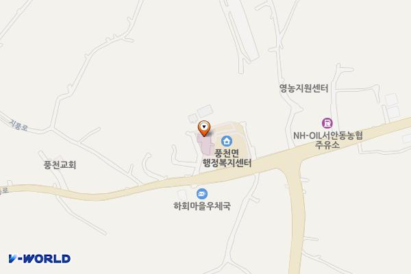 풍천면보건지소 위치 지도 — 경상북도 안동시 풍천면 지풍로 1465-4
