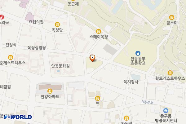 안동시립웅부도서관 위치 지도 — 경상북도 안동시 태사길 78