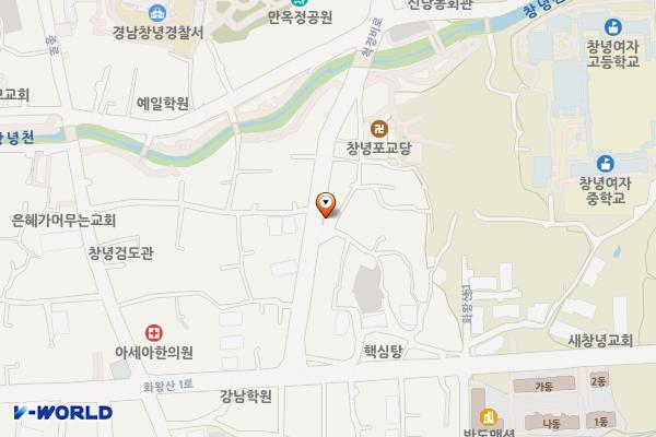 말흘리 공동주차장 위치 지도 — 경상남도 창녕군 창녕읍 말흘리 154