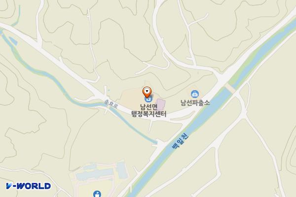 남선면보건지소 위치 지도 — 경상북도 안동시 남선면 충효로 3866