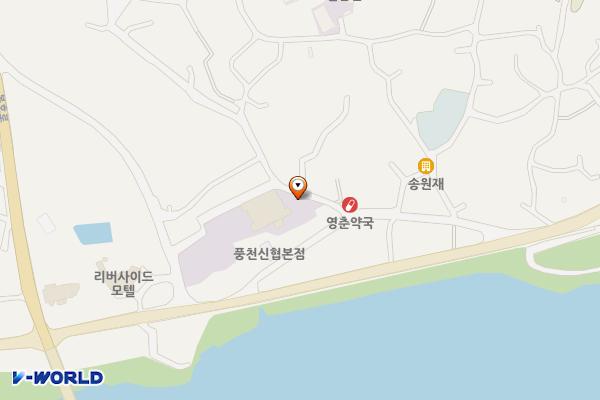 구담시장 화장실 위치 지도 — 경상북도 안동시 풍천면 섬마길 5