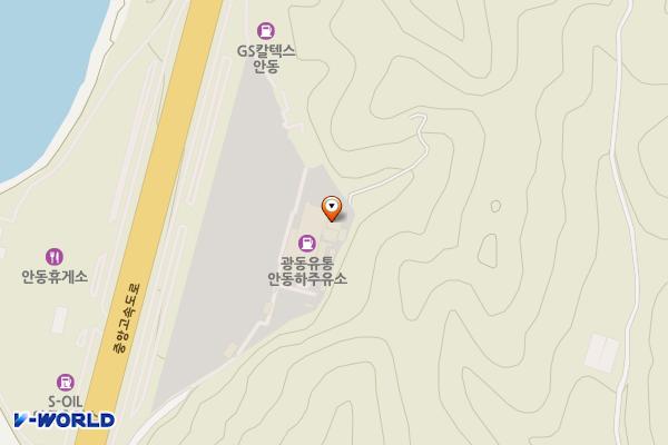 안동휴게소 춘천방향 위치 지도 — 경상북도 안동시 풍산태사로 1913-40