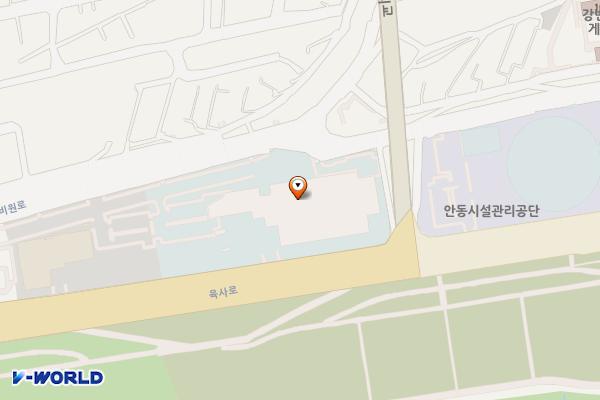 안동문화예술의전당 위치 지도 — 경상북도 안동시 축제장길 66