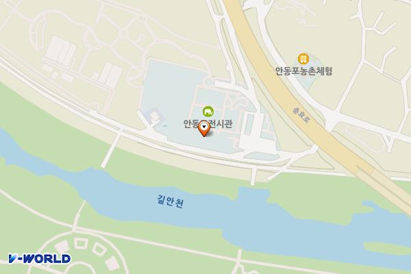 안동포 전시관 위치 지도 — 경상북도 안동시 임하면 금소길 341-12