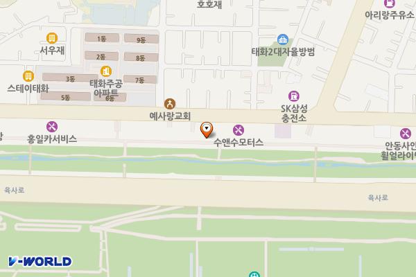 낙동강변4 위치 지도 — 경상북도 안동시 태화동 481-2