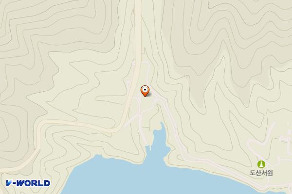도산서원관리사무소 위치 지도 — 경상북도 안동시 도산면 도산서원길154