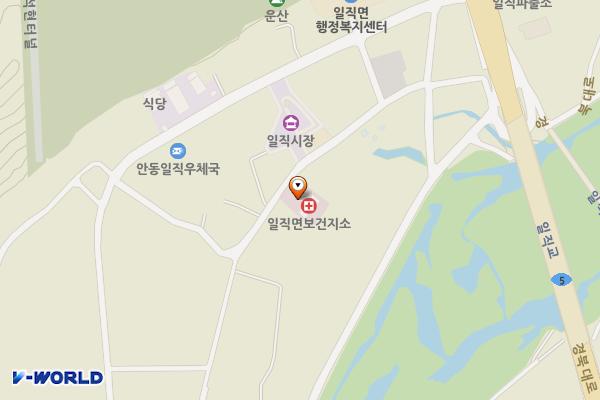 일직면보건지소 위치 지도 — 경상북도 안동시 일직면 논들길 25