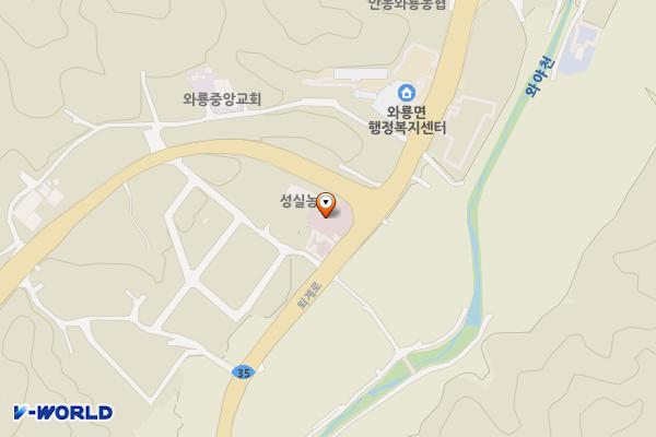 와룡면보건지소 위치 지도 — 경상북도 안동시 와룡면 퇴계로 807
