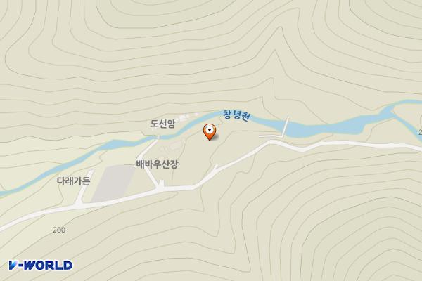 자하곡주차장 위치 지도 — 경상남도 창녕군 창녕읍 자하곡길 75