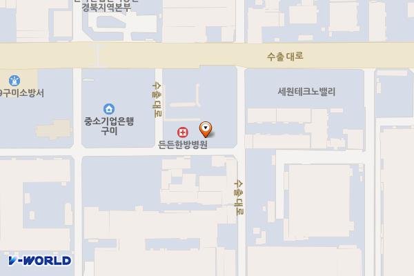 구미공단동우체국 화장실 위치 지도 — 경상북도 구미시 1공단로7길 86-19(공단동)