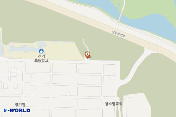 갈뫼루(양지)입구 화장실 위치 지도 — 경상북도 구미시 신비로3길 38-41(신평동)