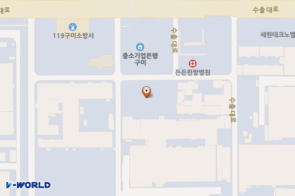 거점공원 화장실 위치 지도 — 경상북도 구미시 공단동 196