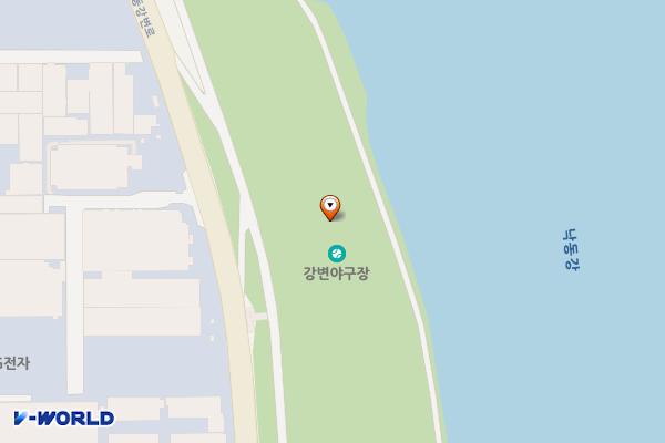 낙동강둔치 강변체육공원 상류화장실 위치 지도 — 경상북도 구미시 공단동 산5