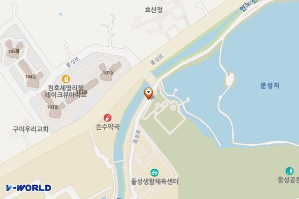 들성생태공원화장실 위치 지도 — 경상북도 구미시 고아읍 들성로 174-3