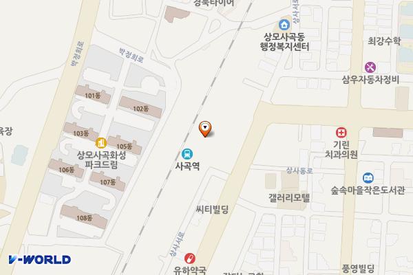 사곡역 화장실 위치 지도 — 경상북도 구미시 상사서로 177 (사곡동)