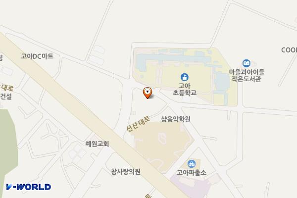 구미고아원호우체국 화장실 위치 지도 — 경상북도 구미시 고아읍 관심1길 43