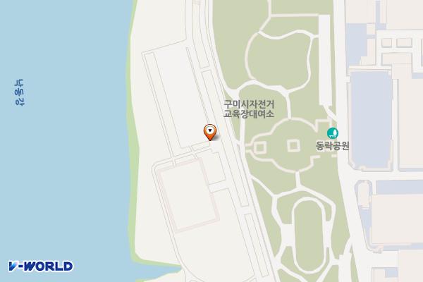 동락공원 유소년체육시설 화장실(수거식) 위치 지도 — 경상북도 구미시 진평동 823-2